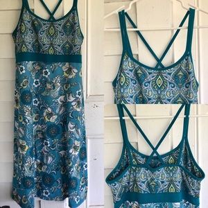 Strapped dress with built in bra from title nine